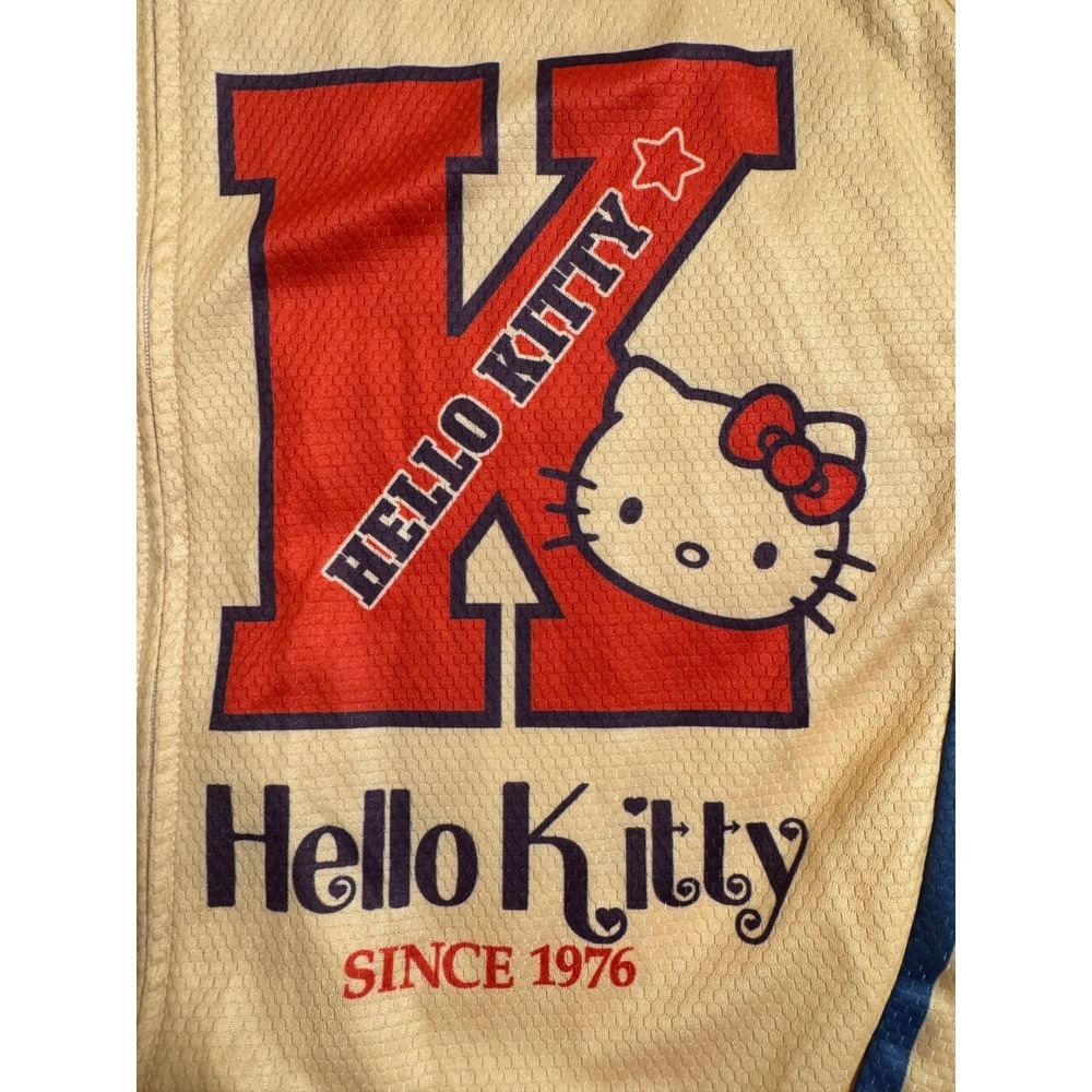 Paladin Hello Kitty Cycling Jersey Women 3XL Long Sleeve Full Zip Peach Pink